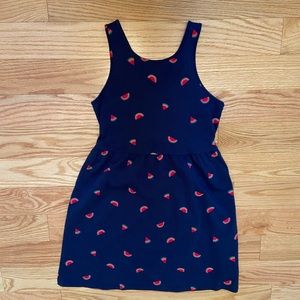 Old Navy Girls Dress; Navy Print; Size L 10/12